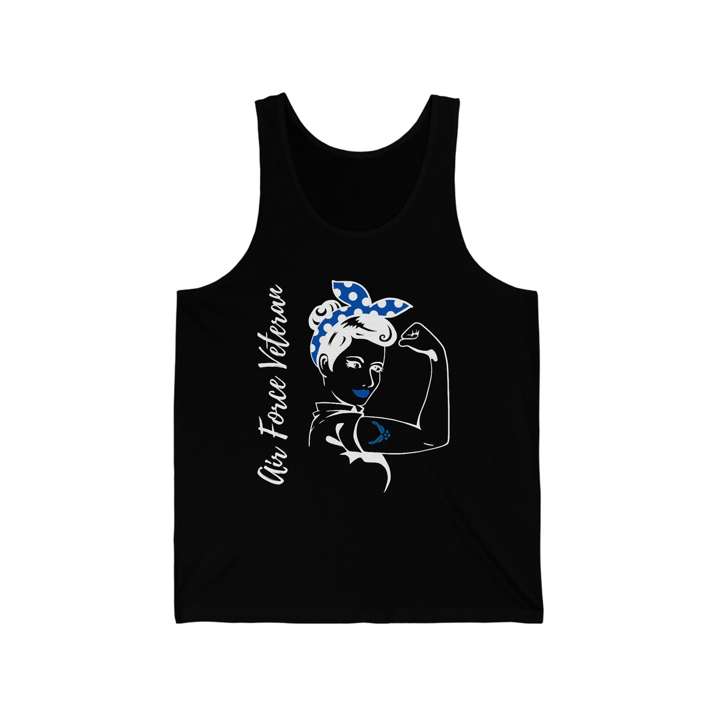 Female Air Force Veteran Jersey Tank