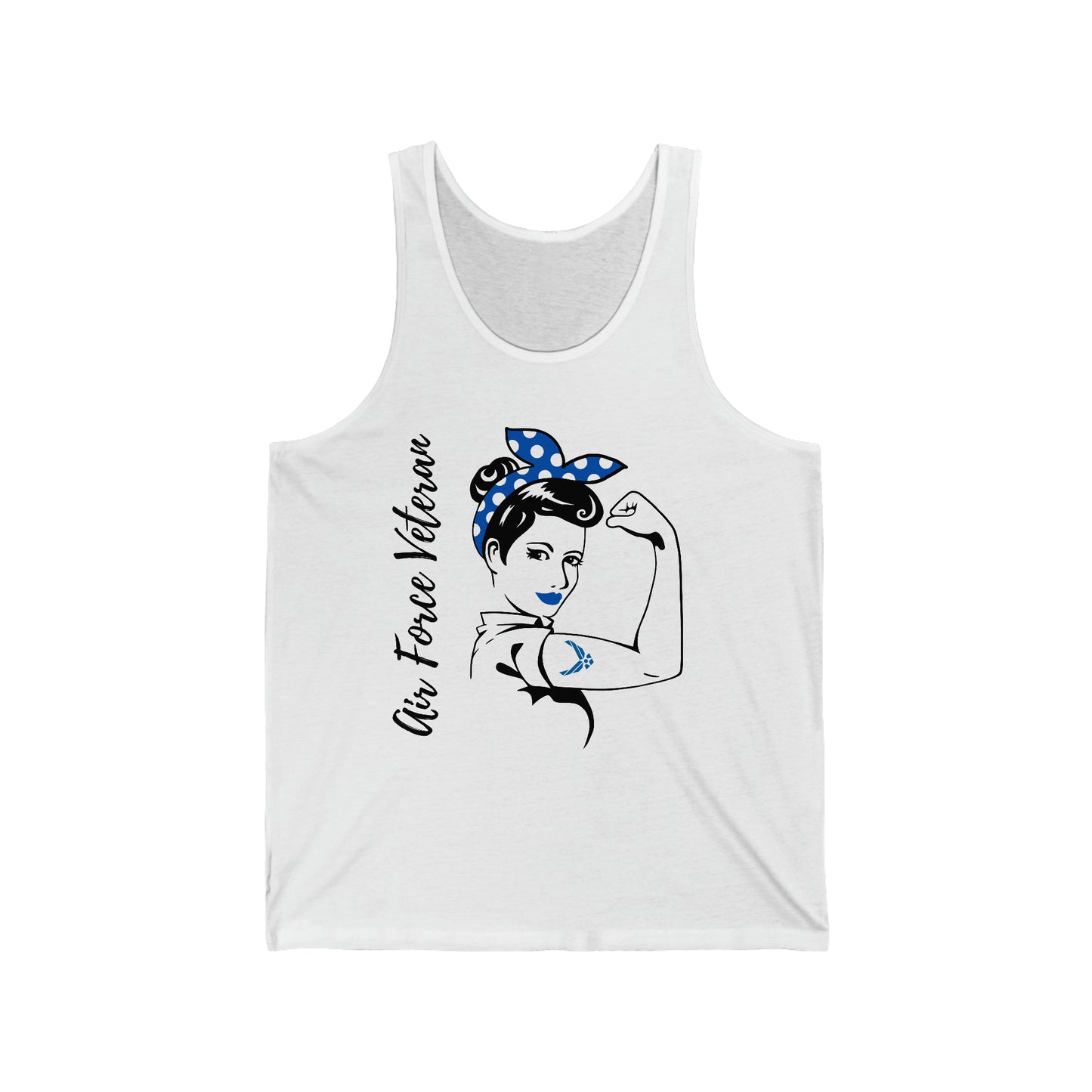 Female Air Force Veteran Jersey Tank