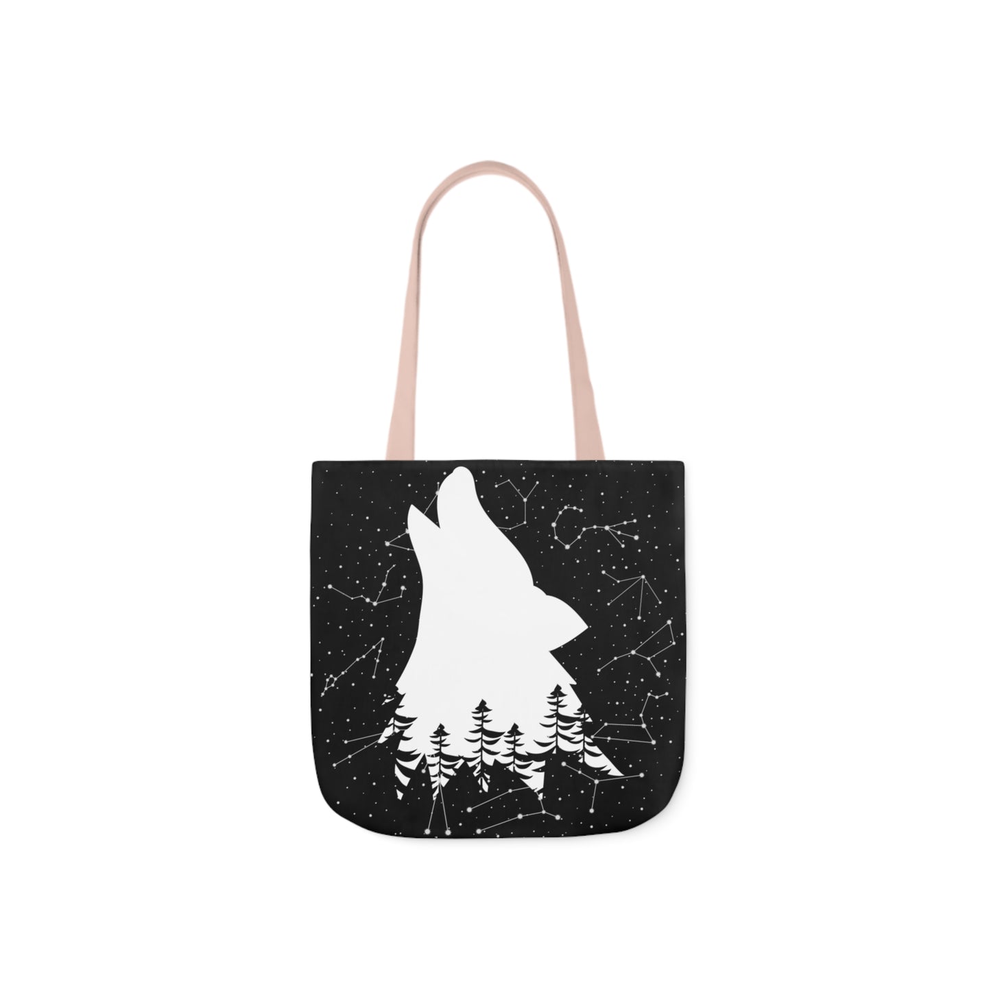 Howling Wolf Canvas Tote Bag