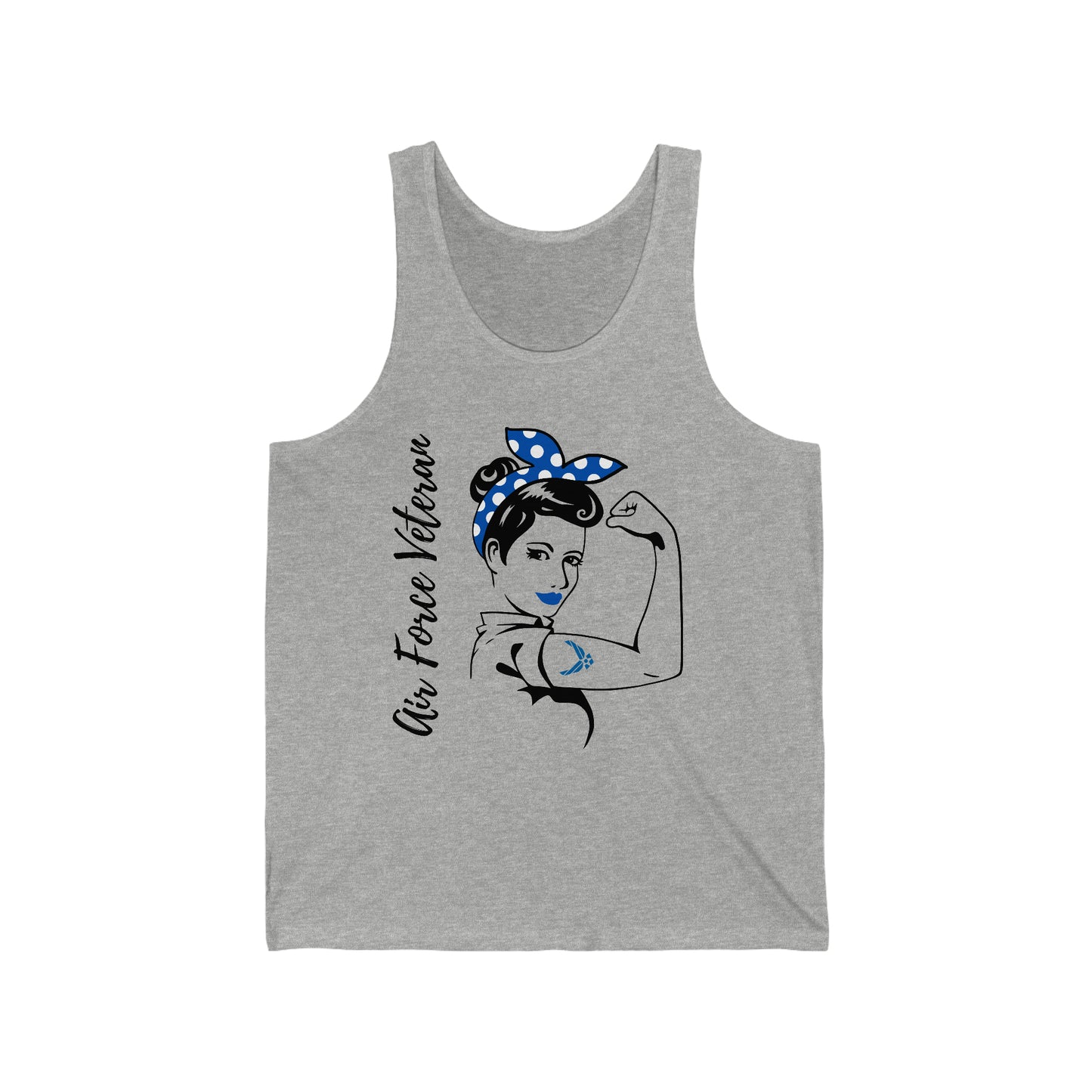 Female Air Force Veteran Jersey Tank