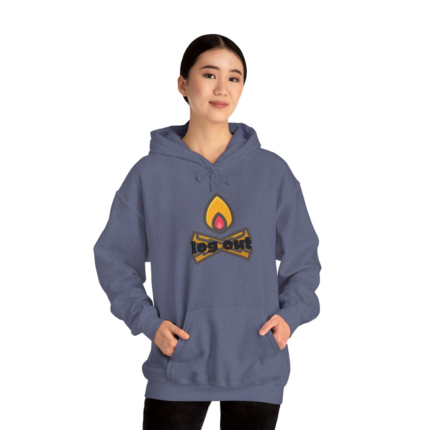 Log Out Hooded Sweatshirt