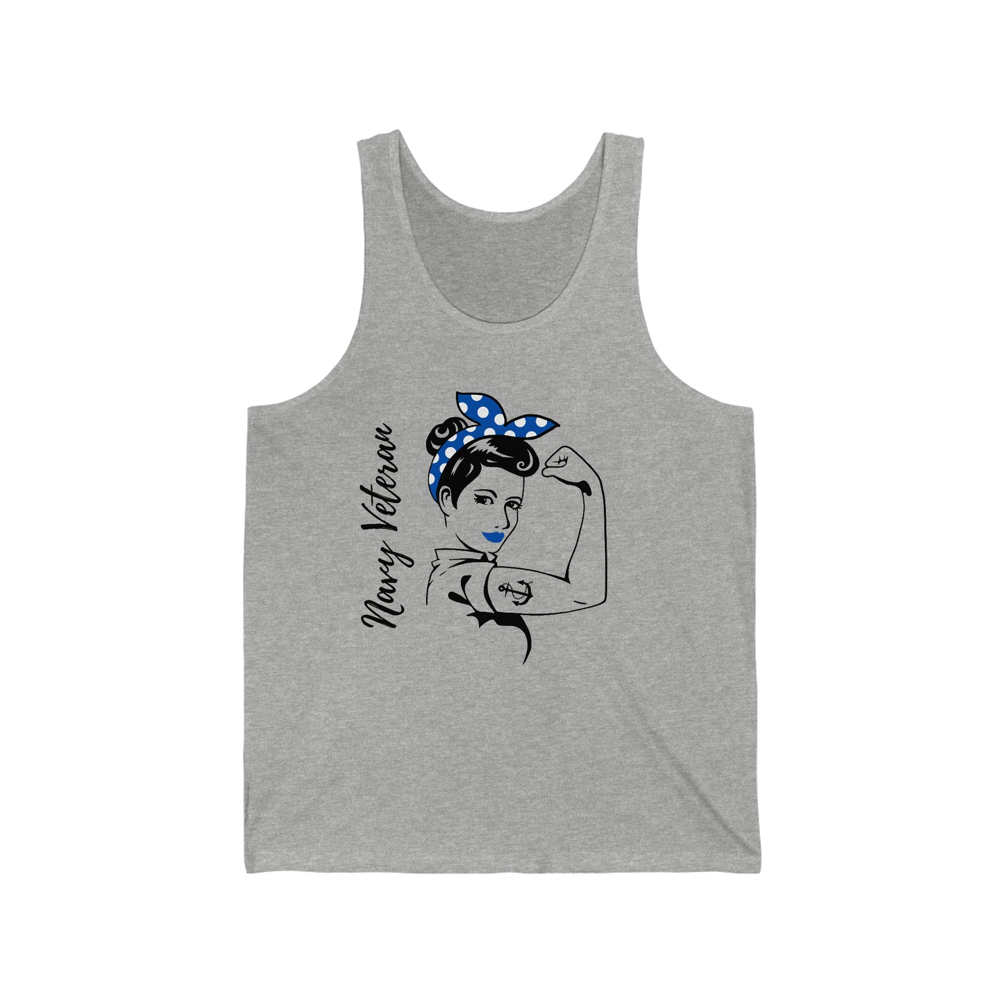 Female Navy Veteran Jersey Tank