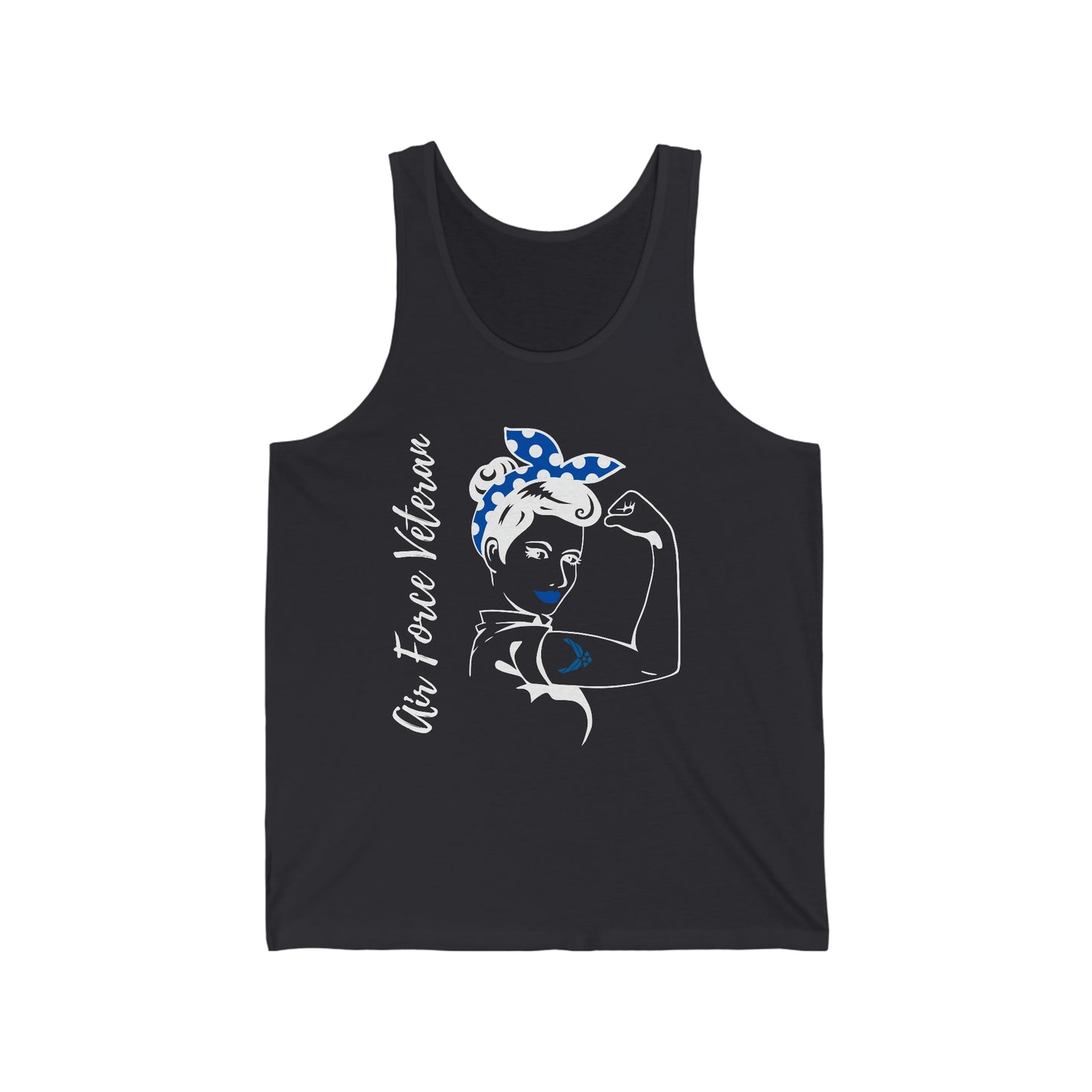 Female Air Force Veteran Jersey Tank