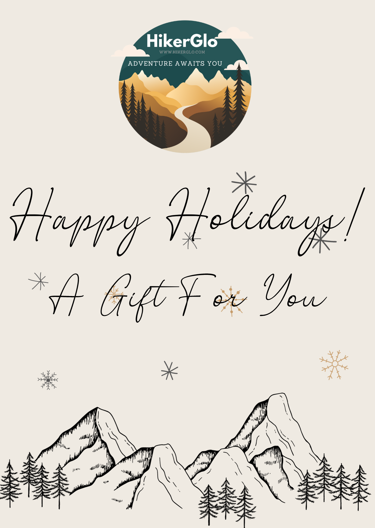 HikerGlo Holiday Gift Card