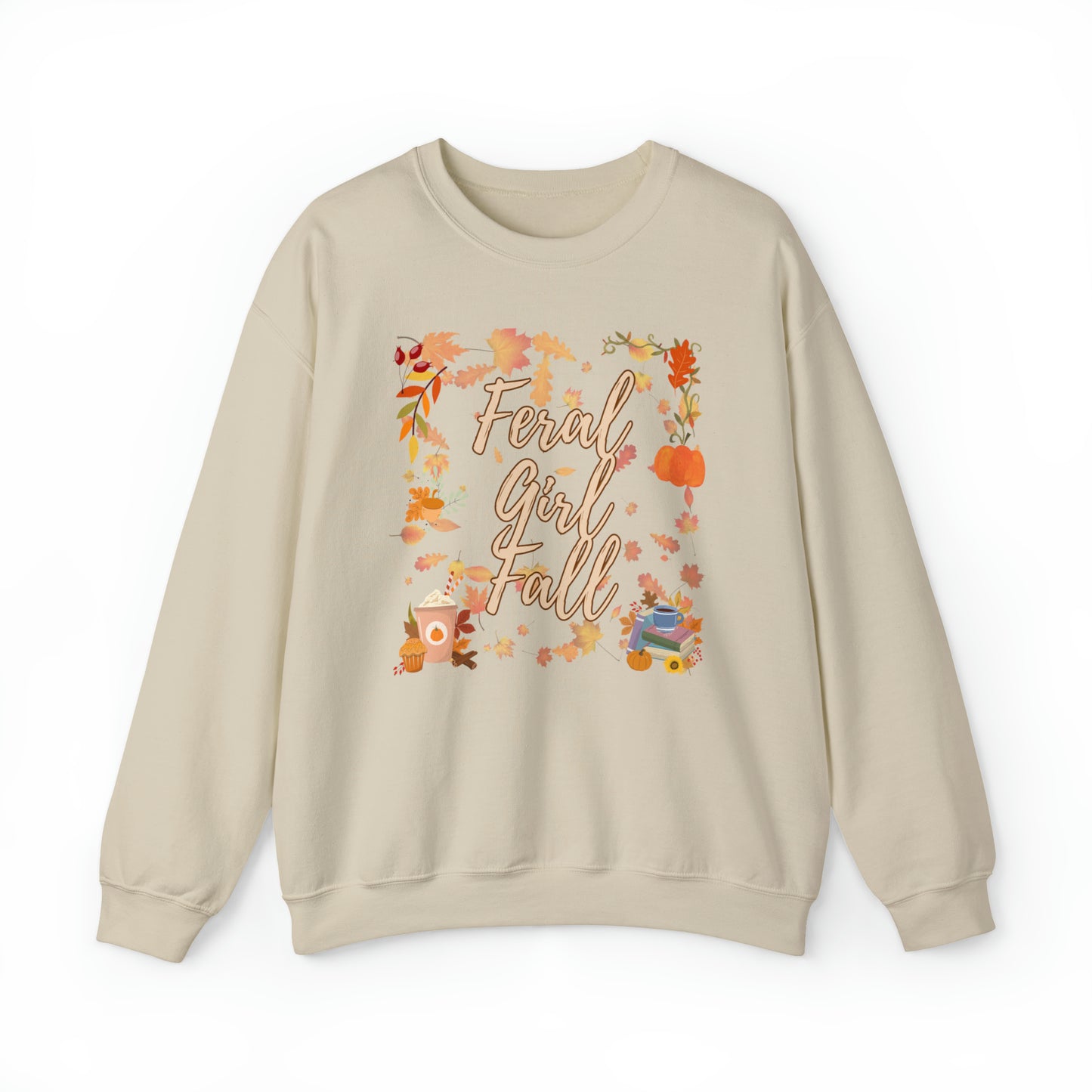 Feral Girl Fall Crewneck Sweatshirt