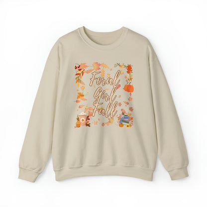 Feral Girl Fall Crewneck Sweatshirt