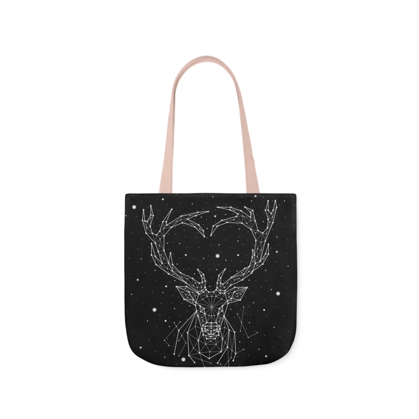 Deer Heart Constellation Canvas Tote Bag