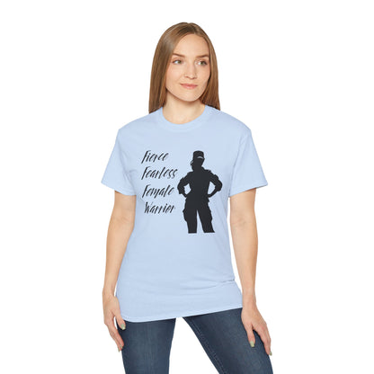 Fierce Fearless Female Warrior Ultra Cotton Tee