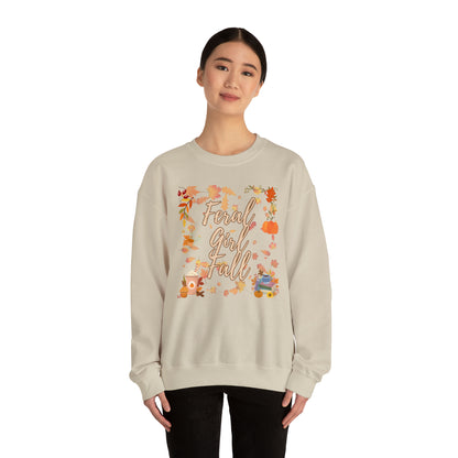 Feral Girl Fall Crewneck Sweatshirt