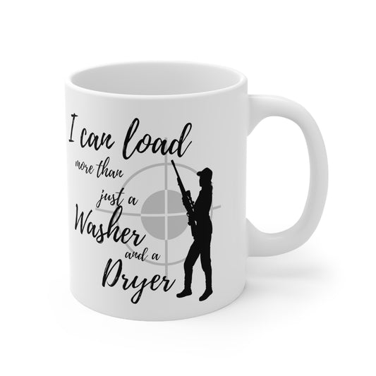 Lady Veteran - I Can Load More Ceramic Mug 11oz