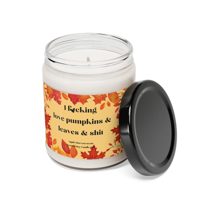 F*cking Love Fall Apple Harvest Scented Soy Candle