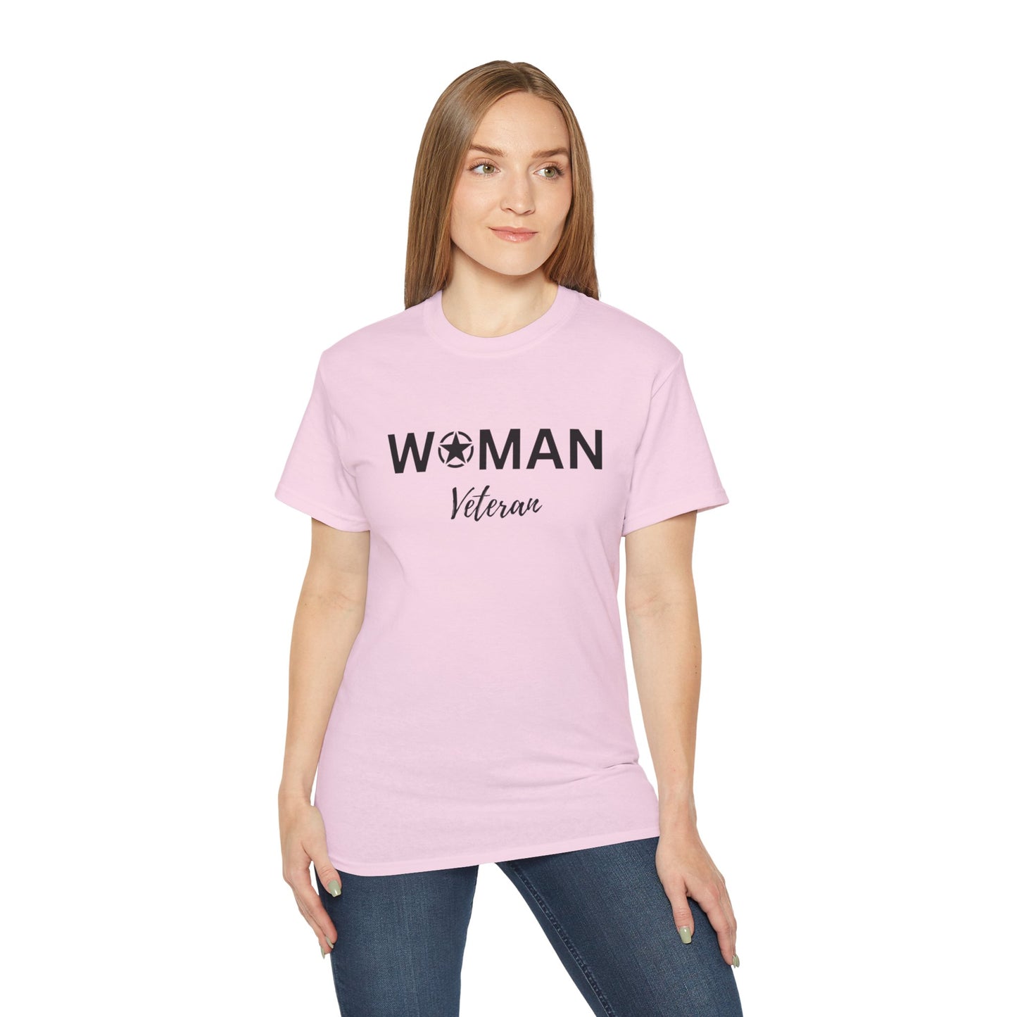 Woman Veteran - Army - Ultra Cotton Tee