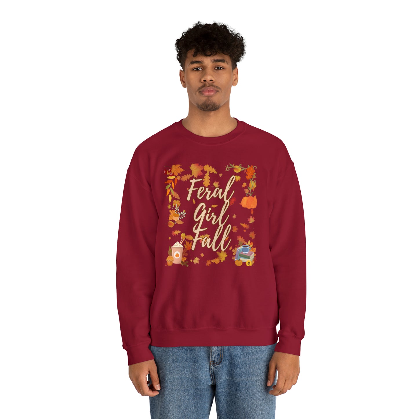 Feral Girl Fall Crewneck Sweatshirt