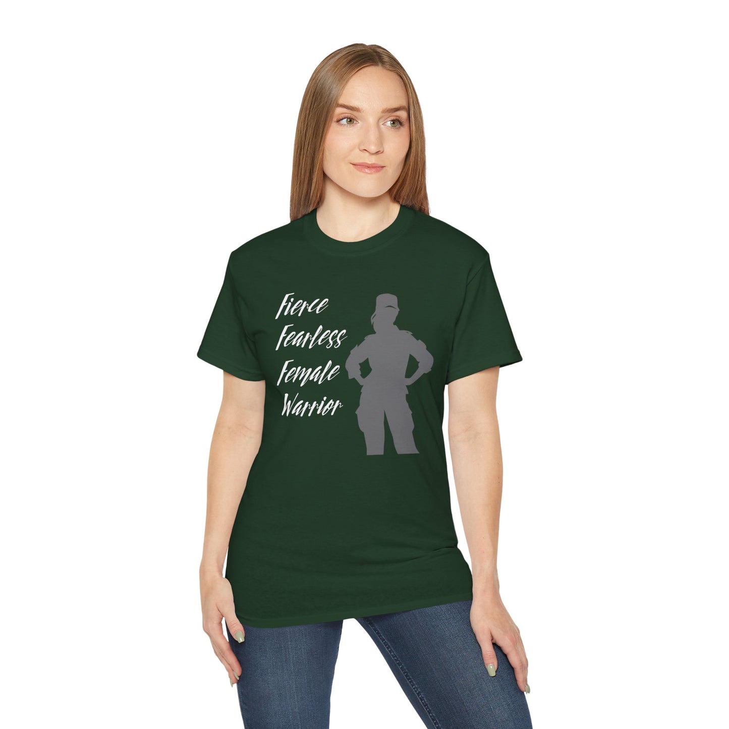 Fierce Fearless Female Warrior Ultra Cotton Tee