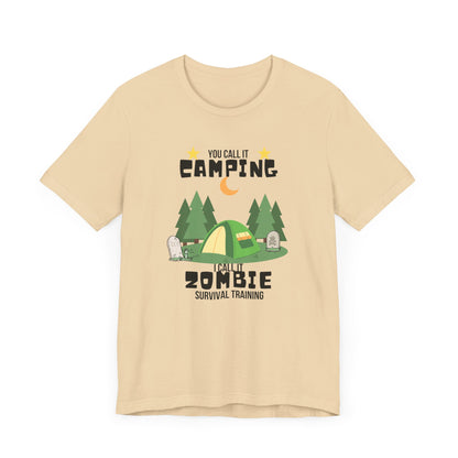 Zombie Survival Training Unisex Jersey Short Sleeve Tee