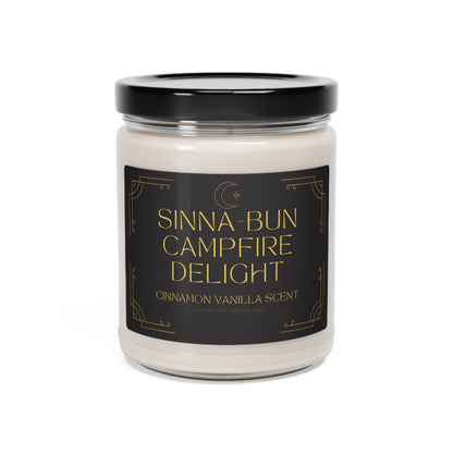 Sinna-Bun Campfire Delight Cinnamon Vanilla Scented Soy Candle