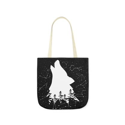 Howling Wolf Canvas Tote Bag