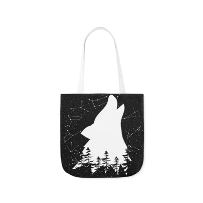 Howling Wolf Canvas Tote Bag