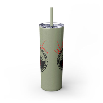 Wander Woman Skinny Tumbler with Straw, 20oz