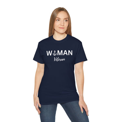 Woman Veteran - Navy Ultra Cotton Tee