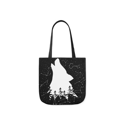 Howling Wolf Canvas Tote Bag