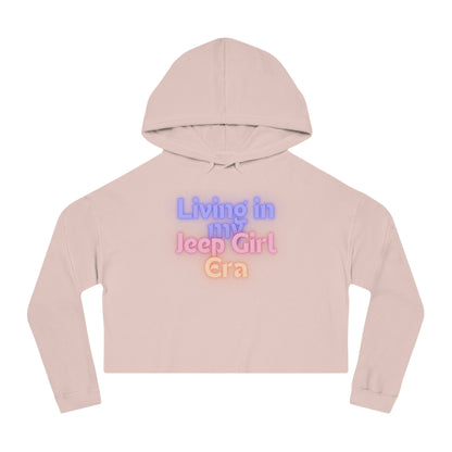 Living in my Jeep Girl Era Women’s Cropped Hooded Sweatshirt