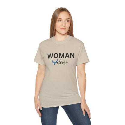 Woman Veteran - USAF - Ultra Cotton Tee