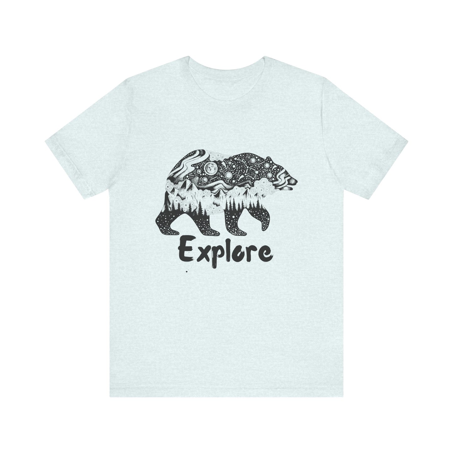 Bear Explore Unisex Jersey Short Sleeve Tee