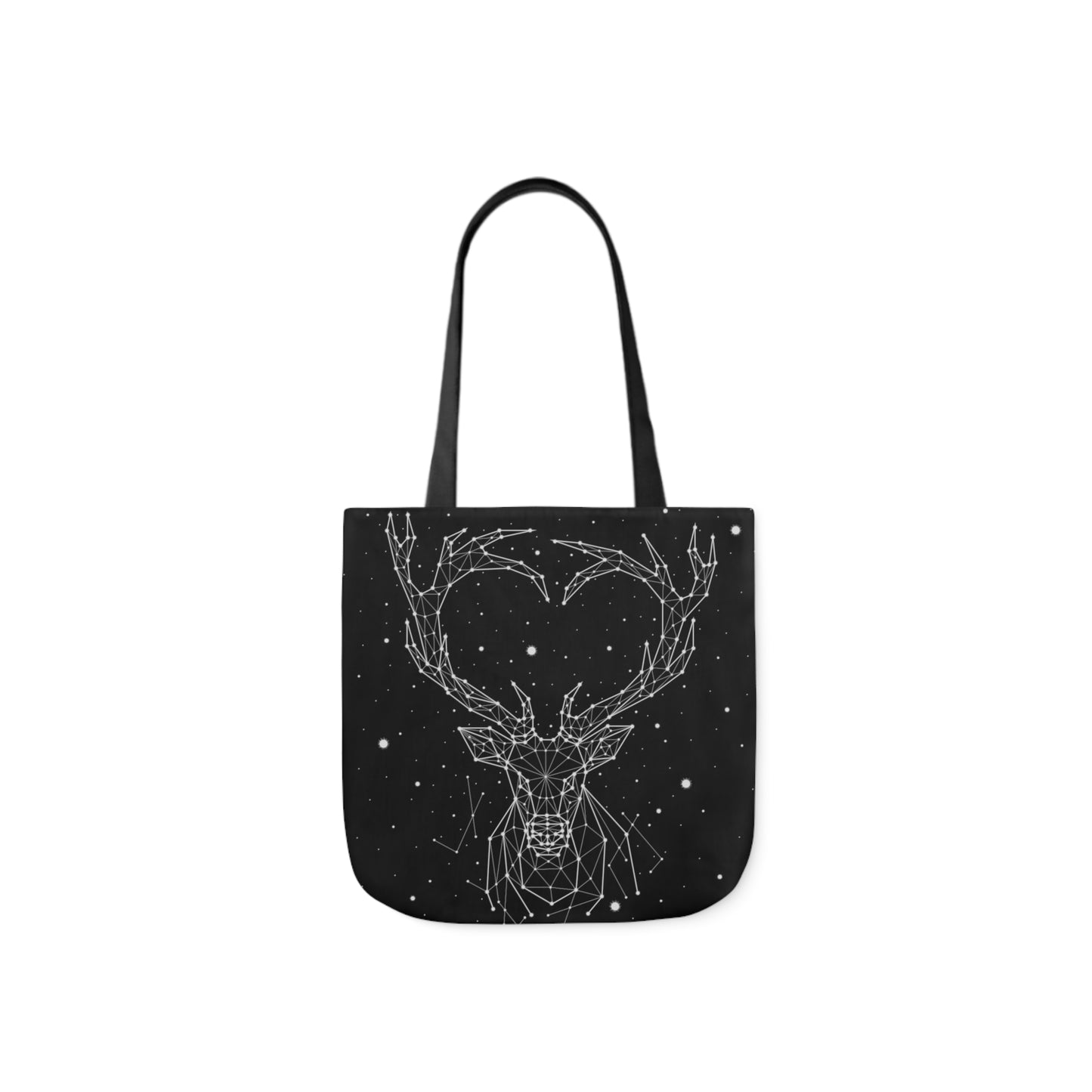 Deer Heart Constellation Canvas Tote Bag