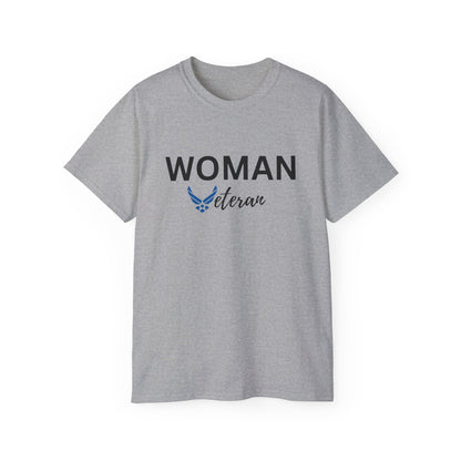 Woman Veteran - USAF - Ultra Cotton Tee