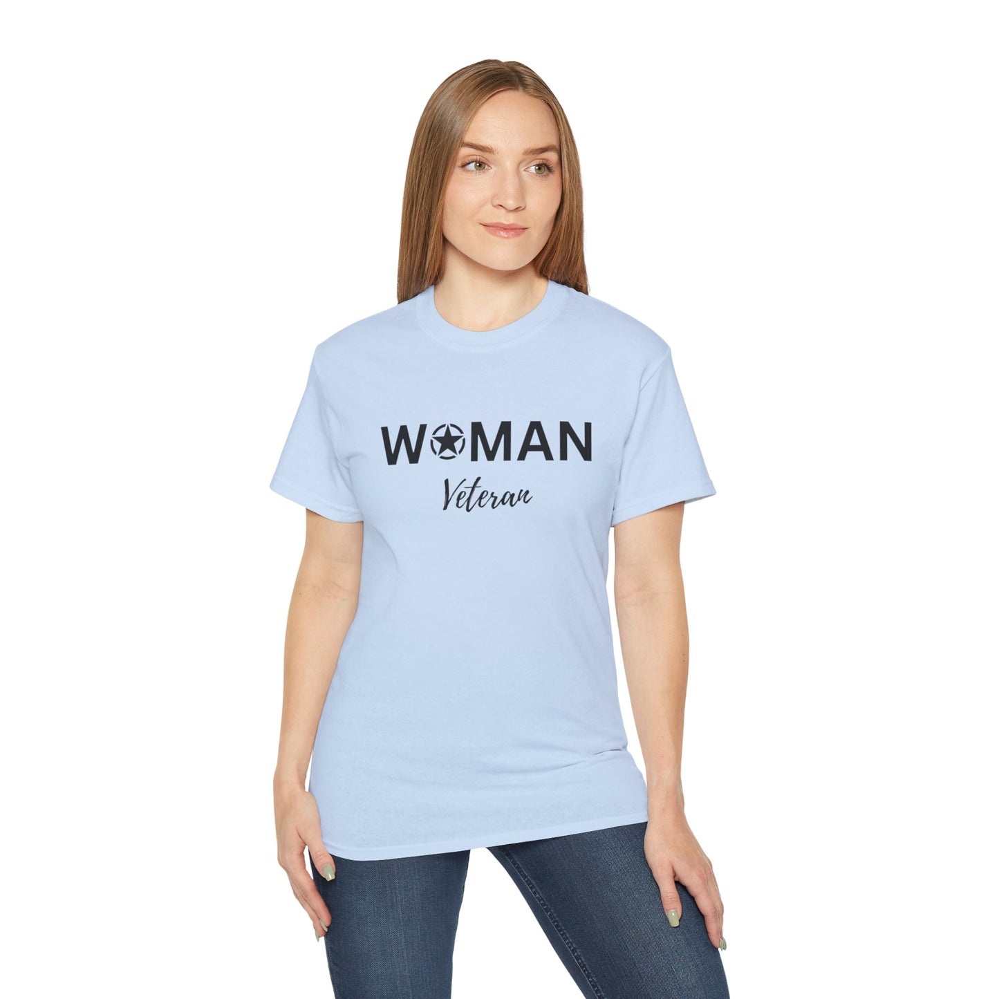 Woman Veteran - Army - Ultra Cotton Tee