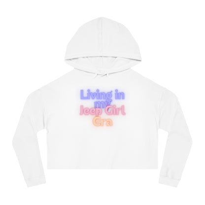 Living in my Jeep Girl Era Women’s Cropped Hooded Sweatshirt