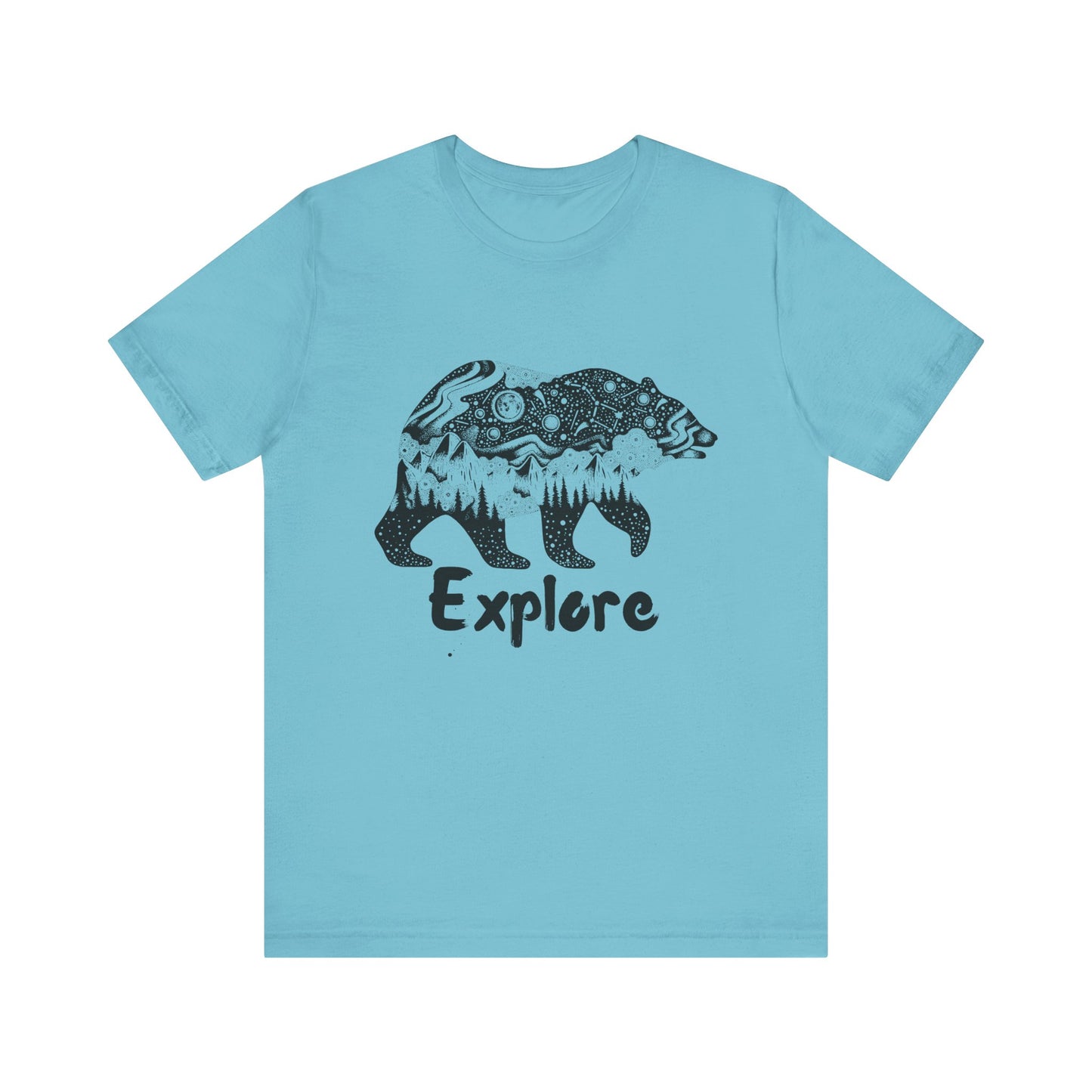 Bear Explore Unisex Jersey Short Sleeve Tee