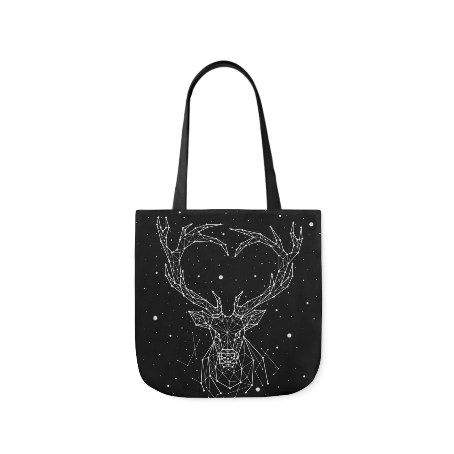 Deer Heart Constellation Canvas Tote Bag