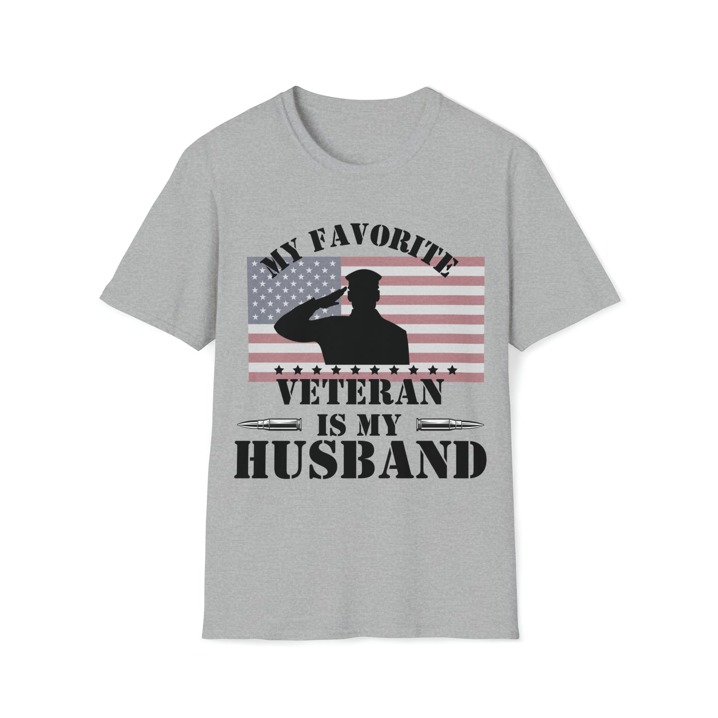 My Favorite Veteran is my Husband T-Shirt