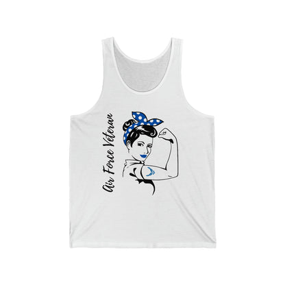 Female Air Force Veteran Jersey Tank