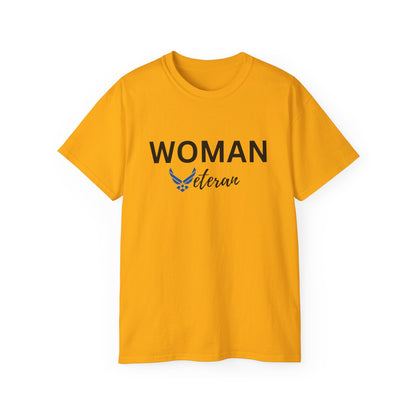 Woman Veteran - USAF - Ultra Cotton Tee