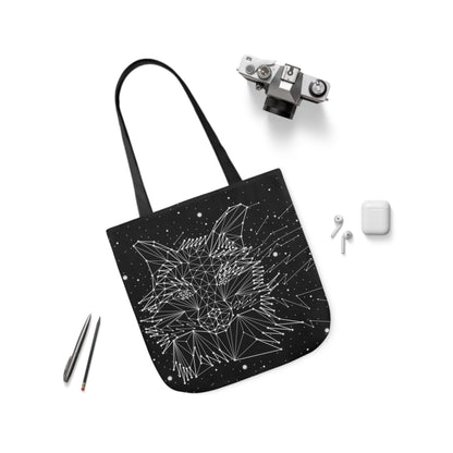 Fox Constellation Canvas Tote Bag