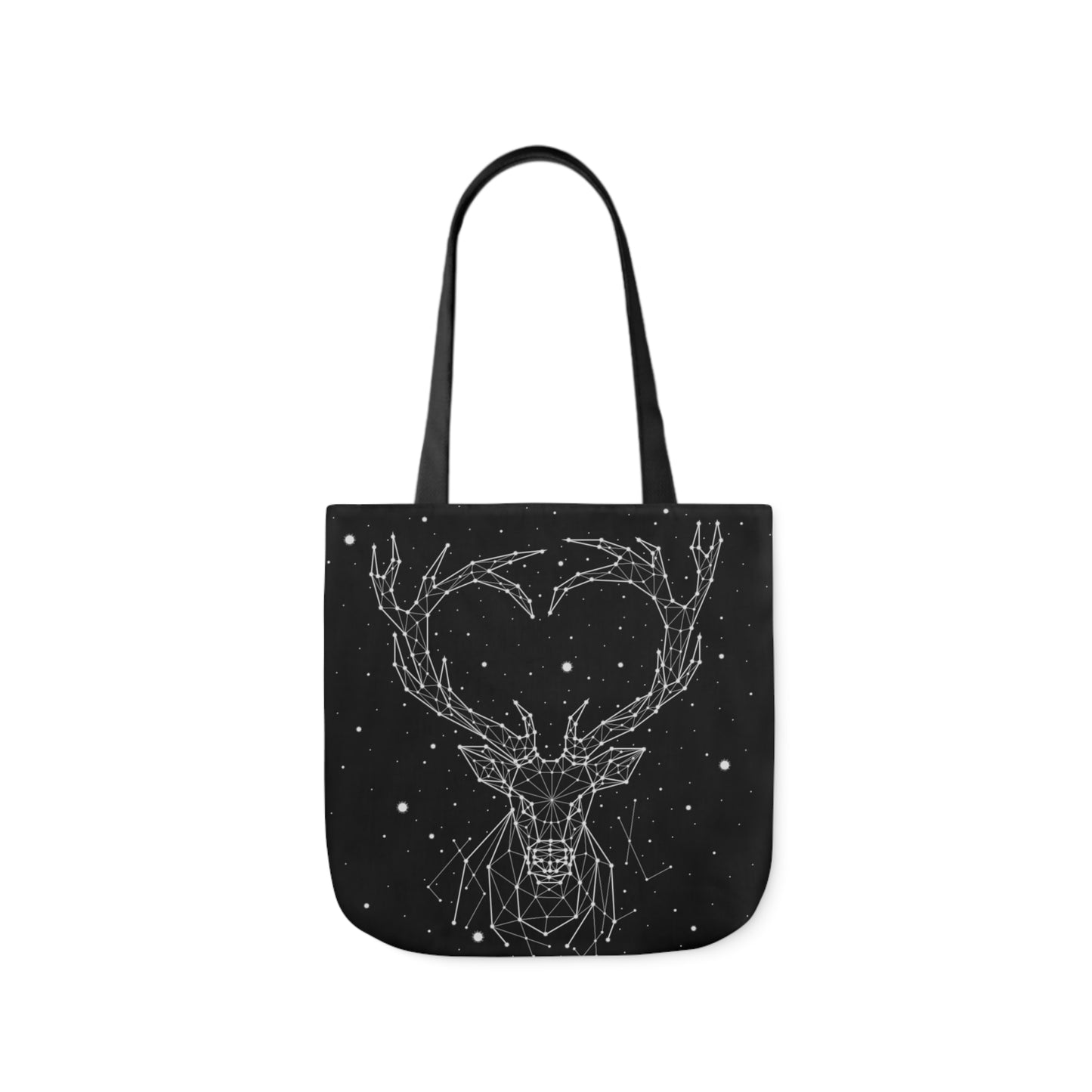 Deer Heart Constellation Canvas Tote Bag