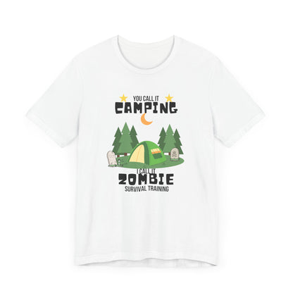 Zombie Survival Training Unisex Jersey Short Sleeve Tee