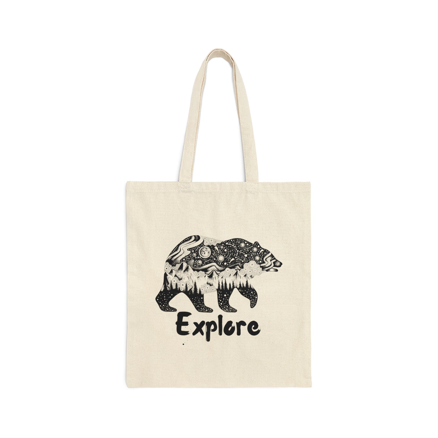 Explore Cotton Canvas Tote Bag