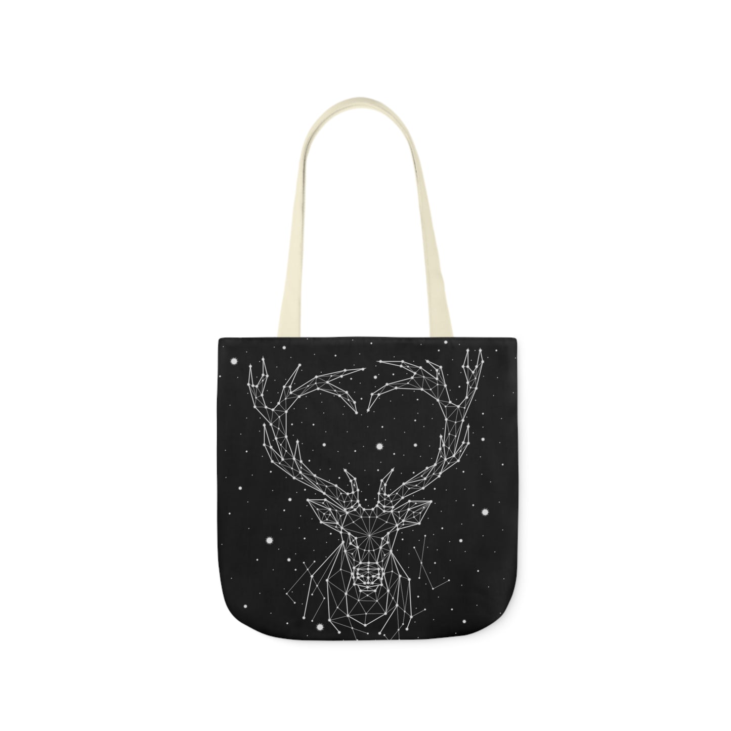 Deer Heart Constellation Canvas Tote Bag