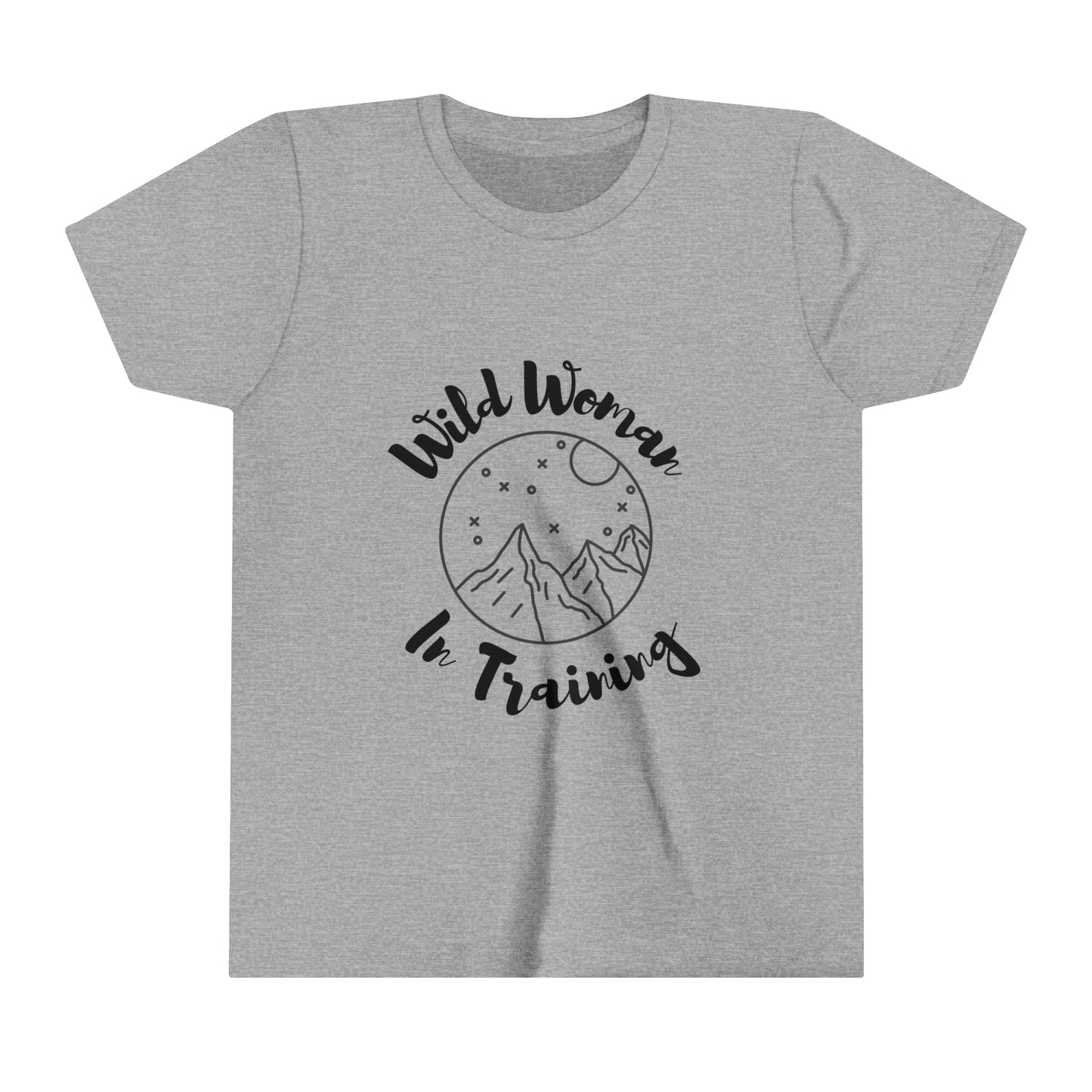 Wild Woman in Training Youth Short Sleeve Tee