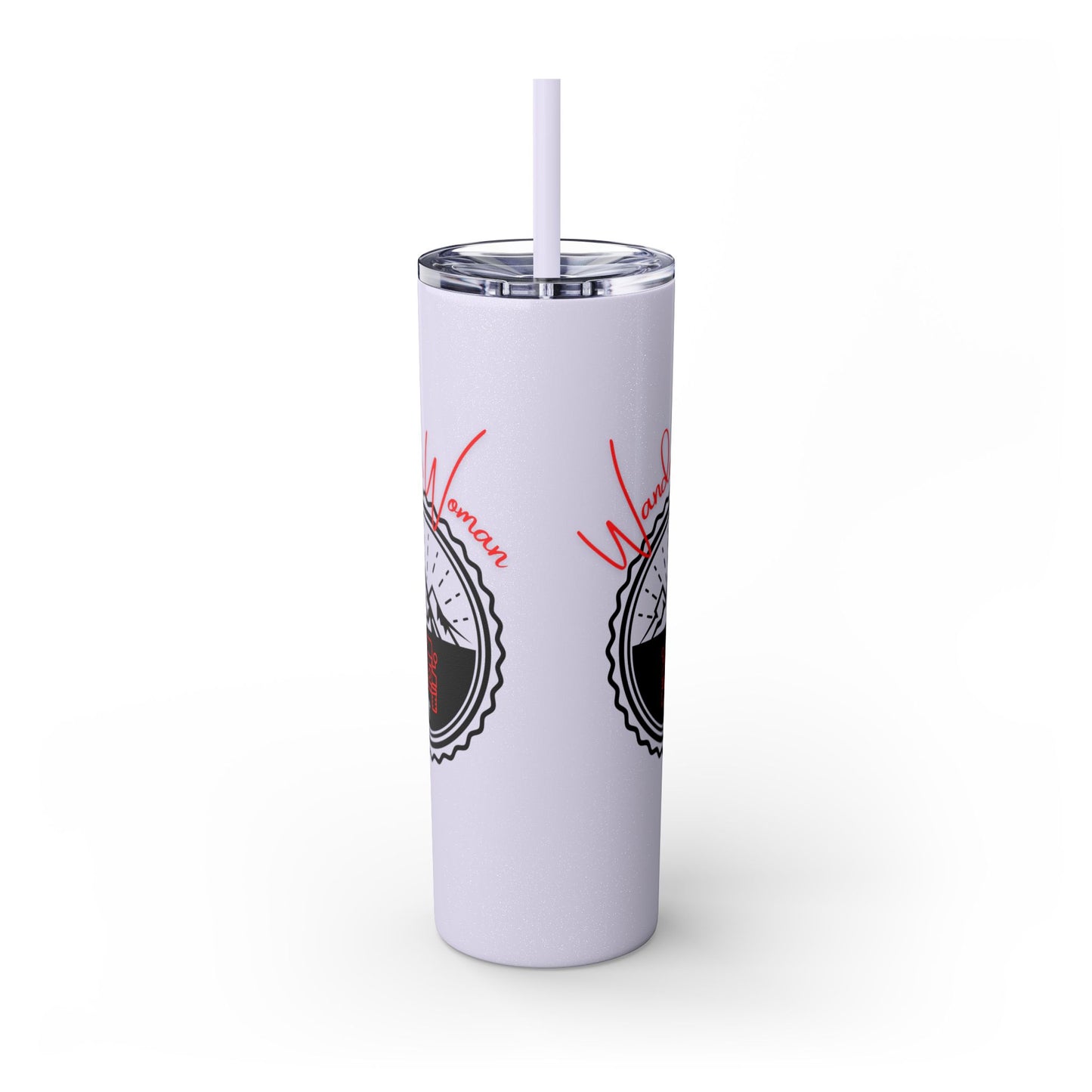 Wander Woman Skinny Tumbler with Straw, 20oz