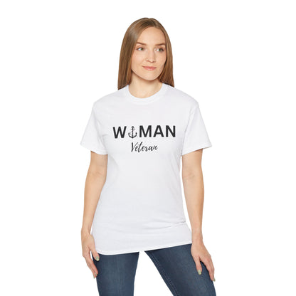 Woman Veteran - Navy Ultra Cotton Tee