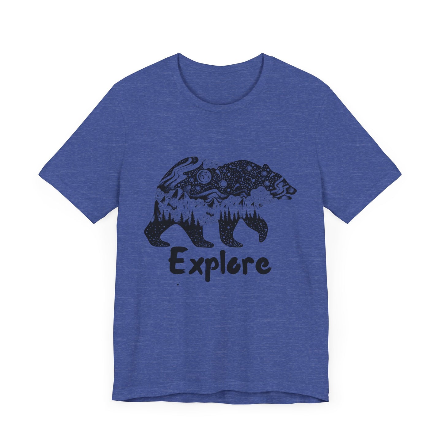 Bear Explore Unisex Jersey Short Sleeve Tee