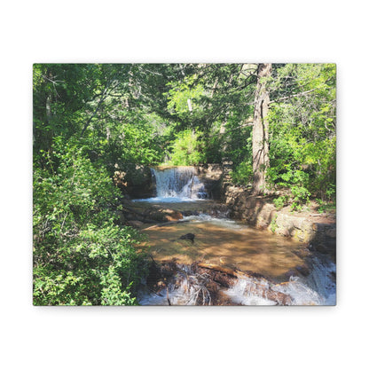 Woodland Waterfall Canvas Gallery Wraps