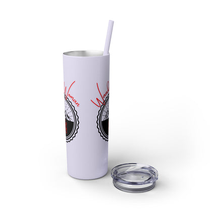 Wander Woman Skinny Tumbler with Straw, 20oz