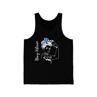 Female Navy Veteran Jersey Tank