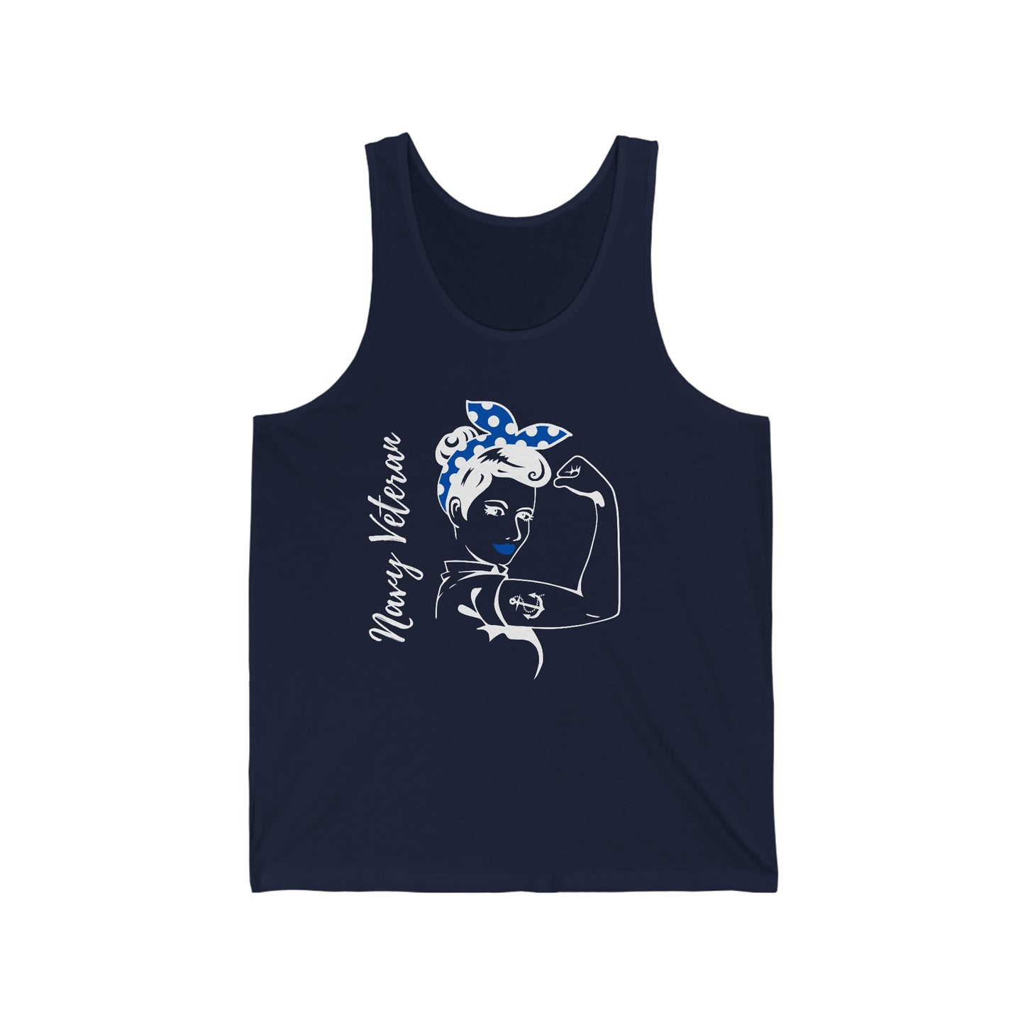 Female Navy Veteran Jersey Tank